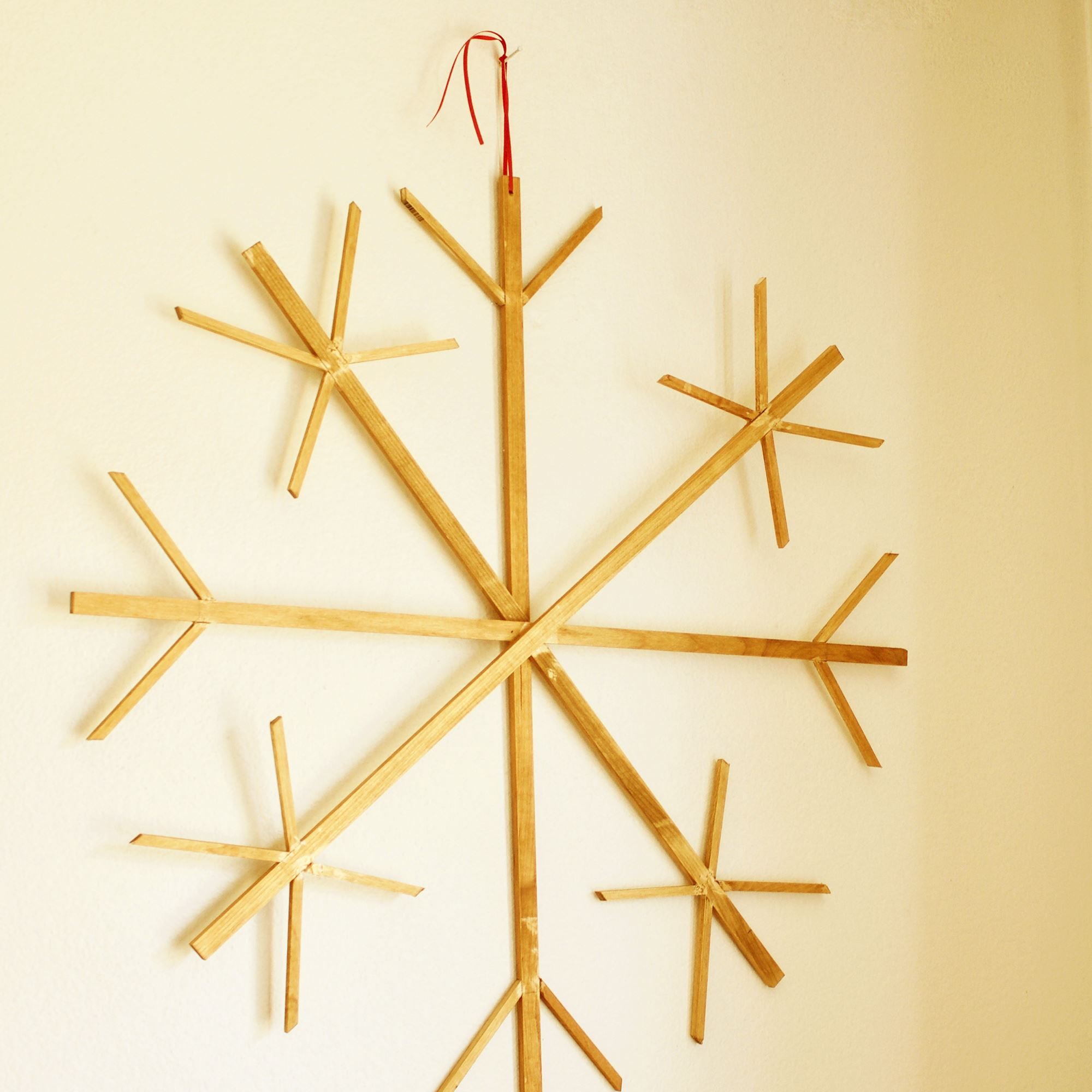 Wooden Snowflakes