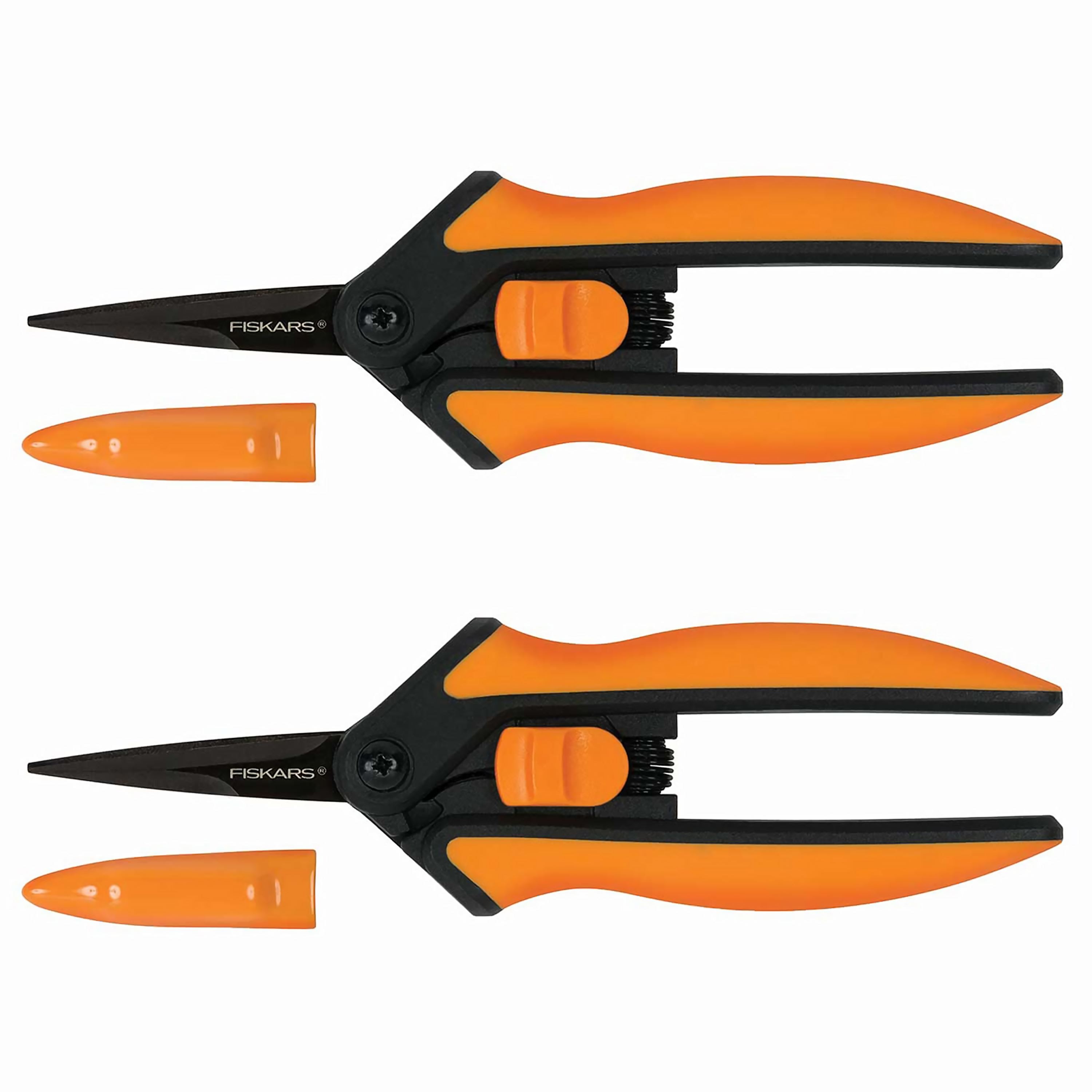 2-pack) Non-stick Pruning Snips: Softgrip® Micro-Tip®