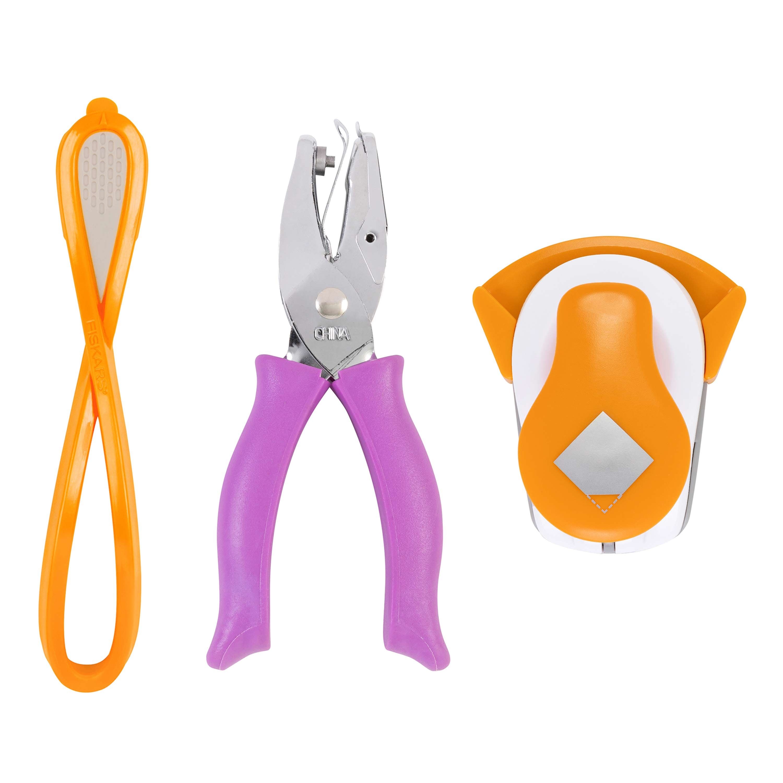 AC Gift Wrap Essentials Scissors and Tape 2-in-1 4/Pkg-Poinsettia