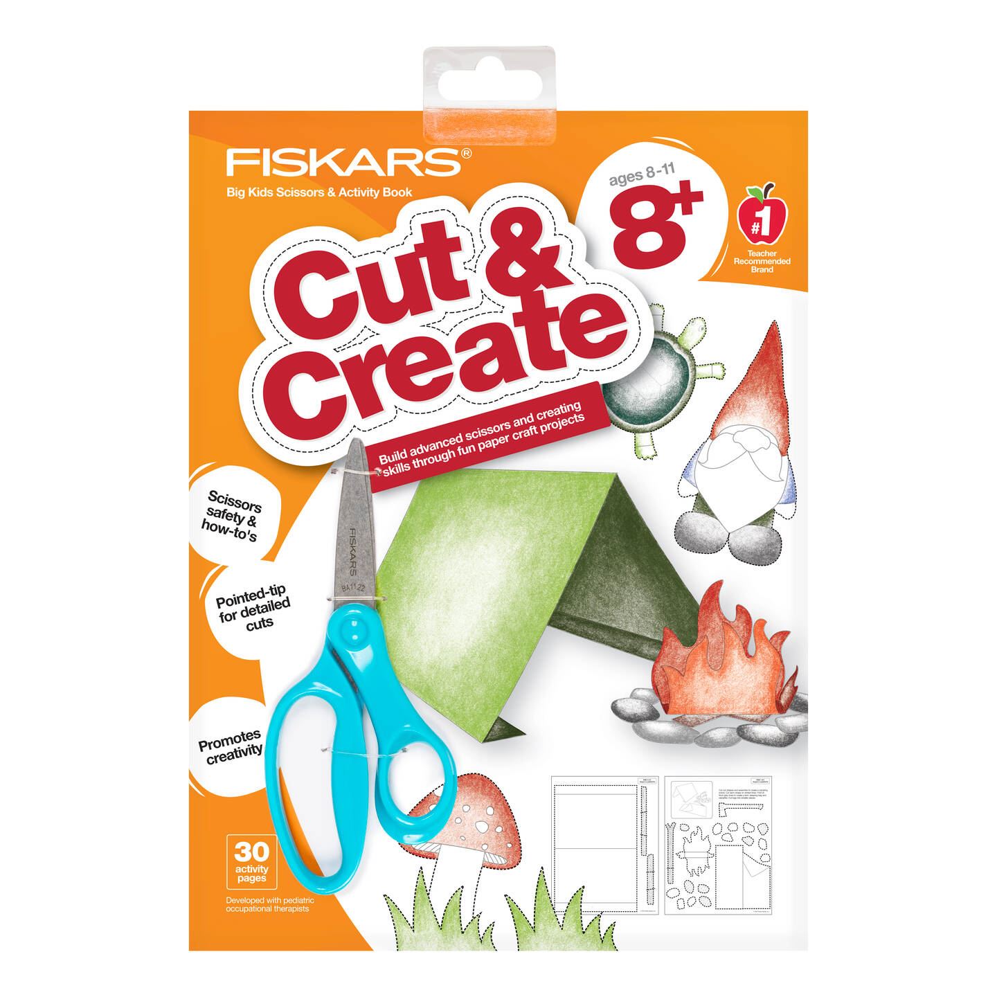  Fiskars 6 Big Kids Scissors 8-11 - Scissors for School or  Crafting - Back to School Supplies - Color May Vary : Toys & Games